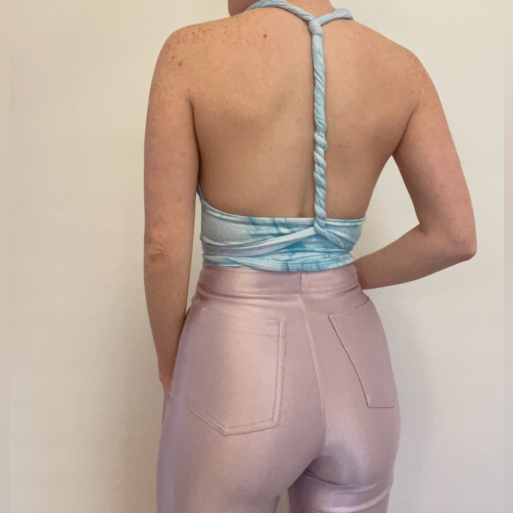 Multi-colored halter top - Picture 2 of 5